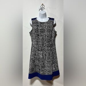 ALYX Woman’s Sleeveless Black, White and Blue Dress Size 16P